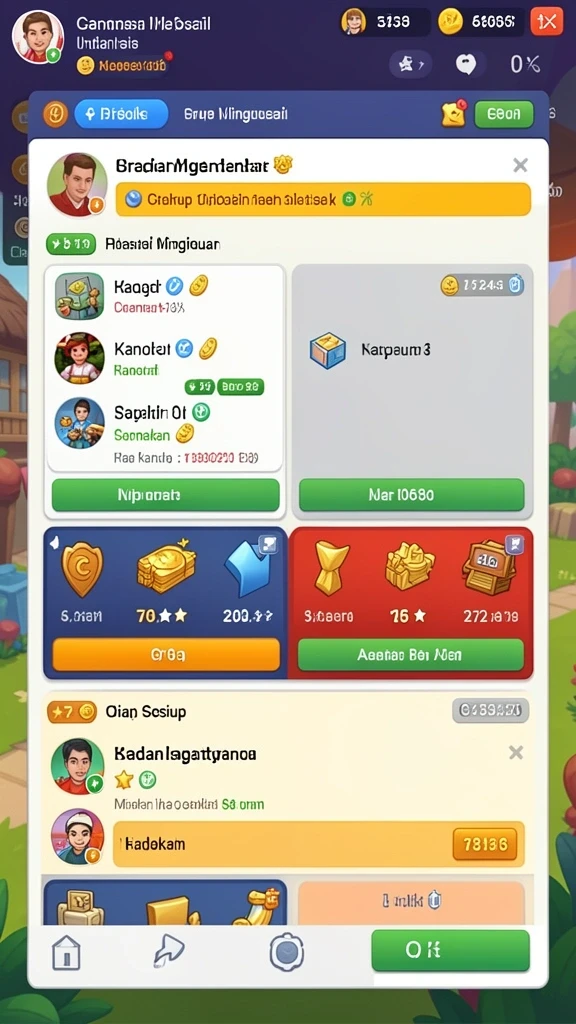 gawang69 - Tampilan menu utama yang menarik dan mudah dinavigasi.