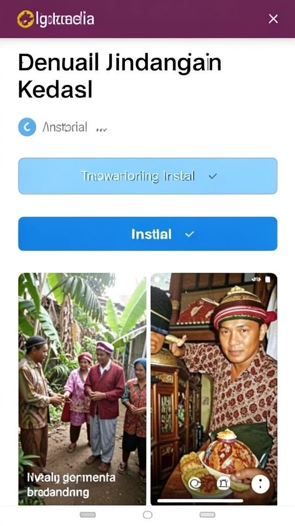 ladang78 - Tampilan ladang yang hijau dan asri.